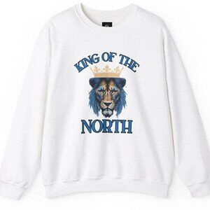 Detroit Lions King Of The North Sweatshirt Retro NFL Crewneck Vintage Fan Gift79